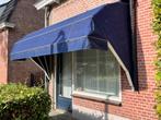 Markies zonnescherm, blauw, hout, Ophalen, Gebruikt, Markies, 250 cm tot 450 cm
