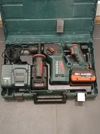 Metabo Combi Boormachine sds plus met 2 accus 5.5 AH + Lader, Ophalen of Verzenden, Zo goed als nieuw