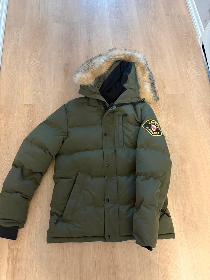 Zavetti canada, Kleding | Heren, Jassen | Winter, Zo goed als nieuw, Maat 48/50 (M), Groen, Ophalen of Verzenden