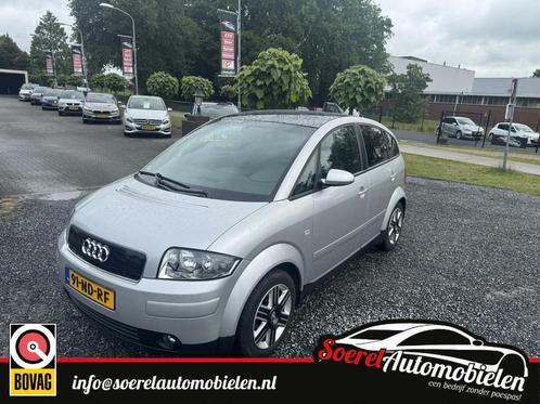 Audi A2 1.4 Pro Line clima schuifdak trekhaak boekjes, Auto's, Audi, Bedrijf, Te koop, A2, ABS, Airbags, Airconditioning, Alarm