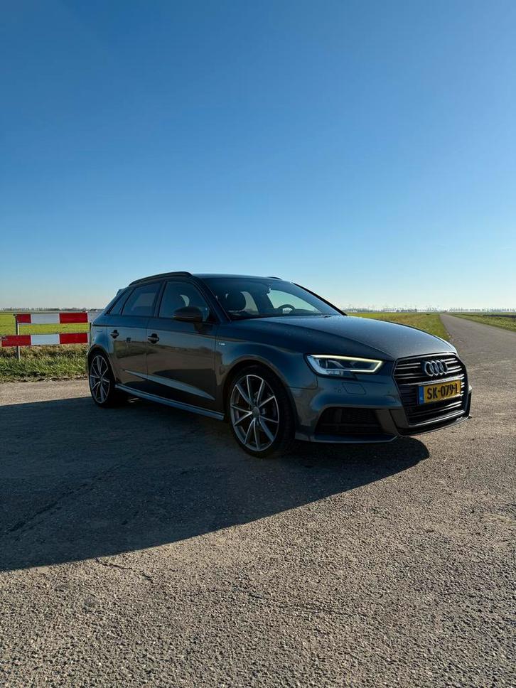 Audi A3 2.0 TDI 150pk S Tronic 2017 Grijs 3x sline, Auto's, Audi, Particulier, A3, Diesel, G, Hatchback, Automaat, Geïmporteerd