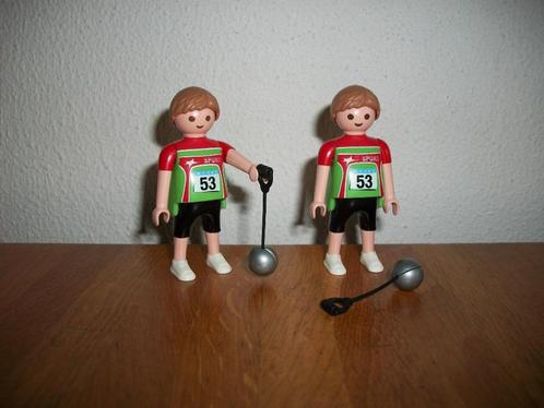 sporters, kogelstoter, tafeltennis, judoka, speerwerper, Kinderen en Baby's, Speelgoed | Playmobil, Nieuw, Complete set, Ophalen of Verzenden