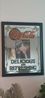 Man cave Coca-Cola spiegel, Antiek en Kunst, Antiek | Spiegels, Ophalen of Verzenden, Rechthoekig, Minder dan 50 cm, Minder dan 100 cm