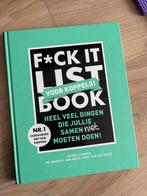 F*ck It List Book voor Koppels - Cadeauboek, Ophalen of Verzenden, Nieuw, Overige typen