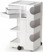 Orginele Joe Colombo White Boby Trolley by Joe Colombo 1990s, Ophalen, Zo goed als nieuw, Hout