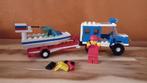 Lego 6698. Transporter met speedboot., Complete set, Gebruikt, Ophalen of Verzenden, Lego