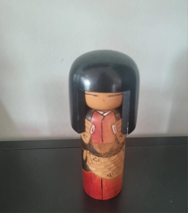 Mooie Sosaku Kokeshi van Kisaku, Antiek en Kunst, Kunst | Niet-Westerse kunst, Verzenden