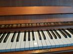 mooie Haegele piano met pianobank en pianolamp, Muziek en Instrumenten, Piano's, Ophalen, Gebruikt, Bruin, Piano
