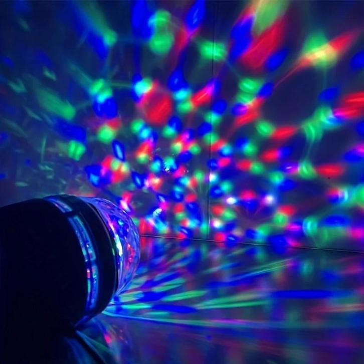 Mini RGB LED discobal / Magic Ball, Muziek en Instrumenten, Licht en Laser, Nieuw, Licht, Kleur, Ophalen