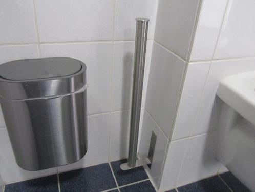 Toiletrol - WC Rol Houder RVS Geborsteld, Huis en Inrichting, Badkamer | Badtextiel en Accessoires, Zo goed als nieuw, Overige typen