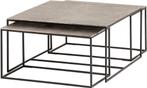 Salontafel set Silverstone van Mysons, Ophalen, 50 tot 100 cm, Vierkant, Nieuw