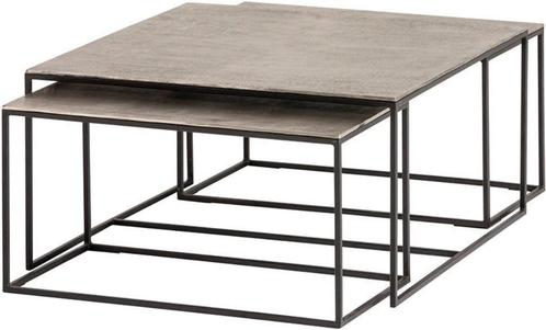 Salontafel set Silverstone van Mysons, Huis en Inrichting, Tafels | Salontafels, Nieuw, Minder dan 50 cm, 50 tot 100 cm, 50 tot 100 cm
