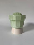 Vintage groene Thabur lamp plafondlamp jaren 30, Huis en Inrichting, Lampen | Plafondlampen, Ophalen of Verzenden, Zo goed als nieuw