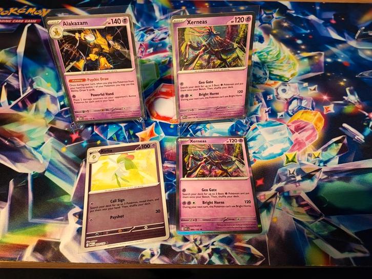 Pokemon Mega Evolution - holo en reverse psychic, Hobby en Vrije tijd, Verzamelkaartspellen | Pokémon, Nieuw, Losse kaart, Foil