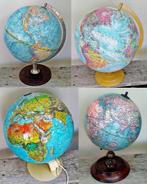 4x Antieke Globe Aardbol Wereldbol - Zie Omschrijving, Huis en Inrichting, Woonaccessoires | Wereldbollen, Ophalen of Verzenden