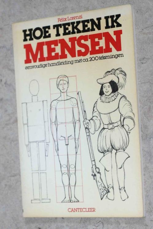 Hoe teken ik mensen 6250, Boeken, Hobby en Vrije tijd, Zo goed als nieuw, Tekenen en Schilderen, Geschikt voor kinderen, Ophalen of Verzenden