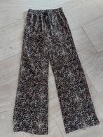 Leopard Print Broek - New Faroni - Maat M, Kleding | Dames, Bruin, Maat 42/44 (L), Ophalen of Verzenden, Zo goed als nieuw