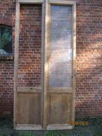 273,5hx127br Dubbele hoge smalle paneeldeuren, geloogd, Ophalen