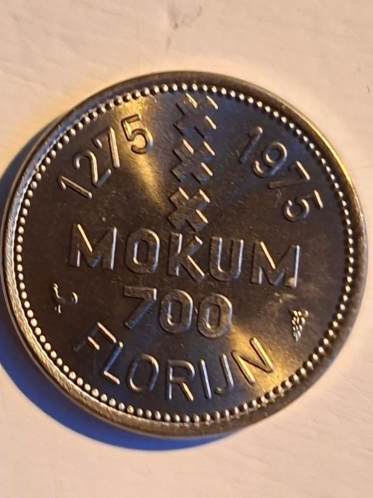 Amsterdam munt 700 jarig bestaan, Postzegels en Munten, Ophalen of Verzenden, Overige landen