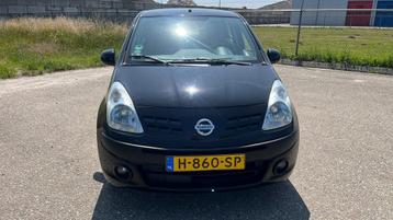 Nissan Pixo 1.0 50KW 5D 2009 Zwart beschikbaar voor biedingen