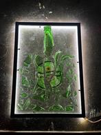 Stoere Wanddecoratie | Epoxy & Glas met Licht – Handgemaakt, Ophalen of Verzenden