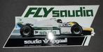 Fly saudin F1 sticker jaren 80, Verzenden, Zo goed als nieuw, Auto's