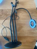 Selfie lamp met extra licht, houder voor telefoon en micro, Ophalen of Verzenden, Zo goed als nieuw, Minder dan 50 cm