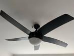 Moderne Plafondlamp met Ventilator - 130cm, Ophalen, Zo goed als nieuw, Metaal