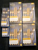Bestekset van Kempen&Begeer, 8 Pers. Goudkleurig, nieuw., Ophalen of Verzenden, Zo goed als nieuw, Rvs of Chroom, Vaatwasserbestendig