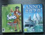 2 x PC games Sims - Anno 2070, Spelcomputers en Games, Games | Pc, 1 speler, Verzenden, Zo goed als nieuw, Vanaf 12 jaar