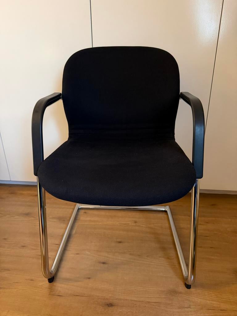 Wilkhahn FS 212/5 vergaderstoel - zwart, Ophalen, Gebruikt, Zwart, Bureaustoel