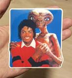 Michael Jackson & ET Film en muziek sticker, Verzenden, Nieuw, Foto of Kaart