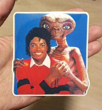 Michael Jackson & ET Film en muziek sticker beschikbaar voor biedingen