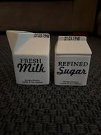 Riviera Maison melk en suiker potjes, Huis en Inrichting, Keuken | Servies, Overige typen, Ophalen of Verzenden, Zo goed als nieuw
