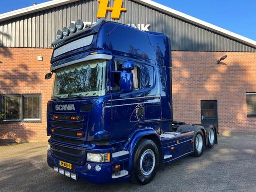 Scania R490 6X2 Topline Standairco 2X tank NL Truck, Auto's, Vrachtwagens, Bedrijf, Te koop, ABS, Adaptive Cruise Control, Airconditioning