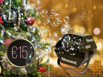 Kerst! Bellenblaas machine/ disco/ statafel huren beschikbaar voor biedingen