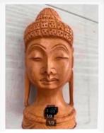 Houten Boeddha beeldje, Thailand, 10 cm, Ophalen of Verzenden