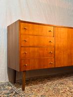 Prachtig Vintage Dressoir Lowboard Mid Century, Ophalen, 150 tot 200 cm, Mid board retro, Zo goed als nieuw