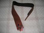 NIEUW - bruine riem / ceintuur met grote gesp Pieces, Kleding | Dames, Riemen en Ceinturen, Ophalen, Nieuw, Pieces, Bruin