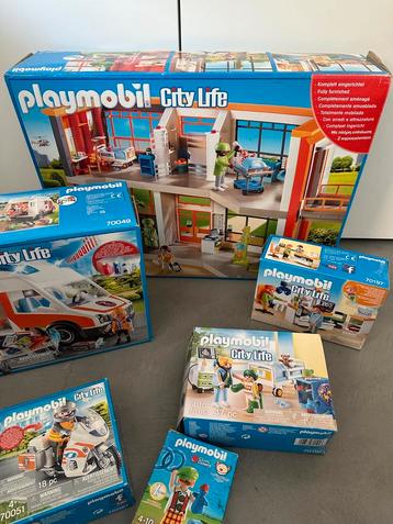 Playmobil ziekenhuis set beschikbaar voor biedingen