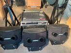 Inkel mengpaneel / drie Bose speakers / twee statieven, Ophalen, Gebruikt, 500 tot 1000 watt