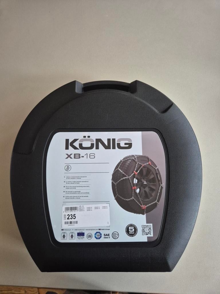 Konig XB-16 Sneeuwkettingen - Gebruikt, Ophalen of Verzenden