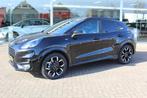Ford Puma 1.0-125 pk EcoBoost Mild Hybrid ST-Line X AUTOMAAT, Auto's, Ford, Zwart, Met garantie (alle), 1226 kg, Leder en Stof