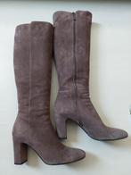 Lina Locchi Suède Laarzen Taupe - Maat 39, Hoge laarzen, Ophalen of Verzenden, Zo goed als nieuw, Bruin