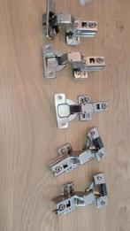 IKEA Scharnieren - Set van 5, Doe-het-zelf en Verbouw, Ophalen of Verzenden, Zo goed als nieuw, IJzer, Scharnier