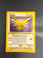 Zapdos Fossil First Edition Holo, Ophalen of Verzenden, Zo goed als nieuw, Losse kaart, Foil