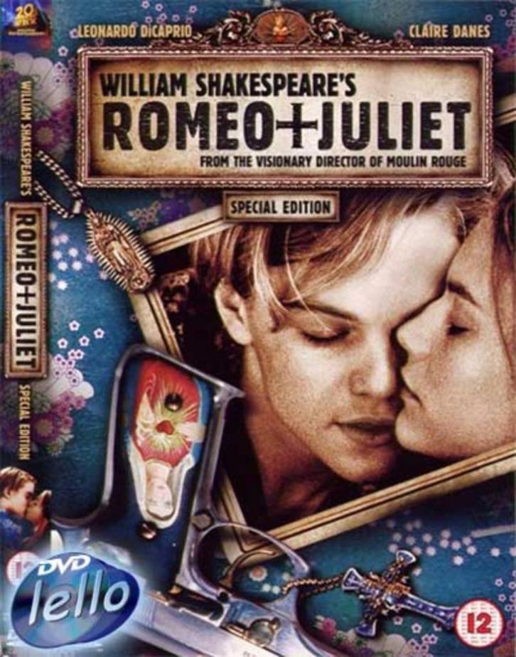 Romeo + Juliet (1996 Leonardo DiCaprio, Claire Danes) nNLO, Cd's en Dvd's, Dvd's | Drama, Zo goed als nieuw, Alle leeftijden, Ophalen of Verzenden