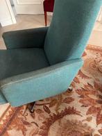 Groene fauteuil, Gebruikt, Minder dan 75 cm, Ophalen of Verzenden, Stof