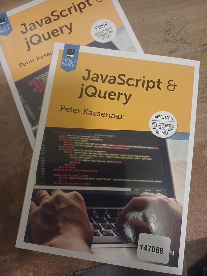 JavaScript & jQuery Boeken, Boeken, Informatica en Computer, Zo goed als nieuw, Programmeertaal of Theorie, Ophalen of Verzenden