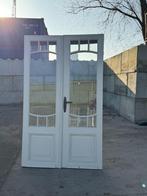 Set antieke openslaande deuren met roede 211x128cm., Ophalen